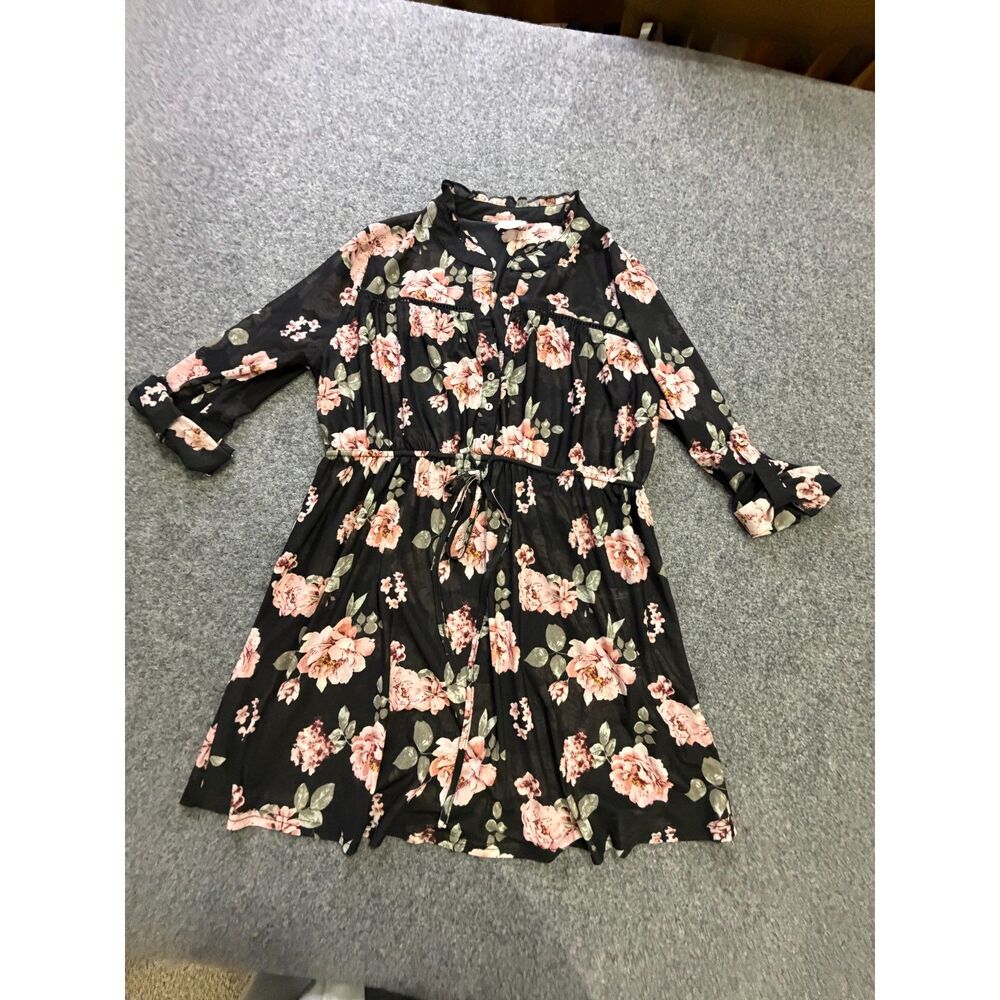 Siren Lily Maternity Floral Maternity Top/Large